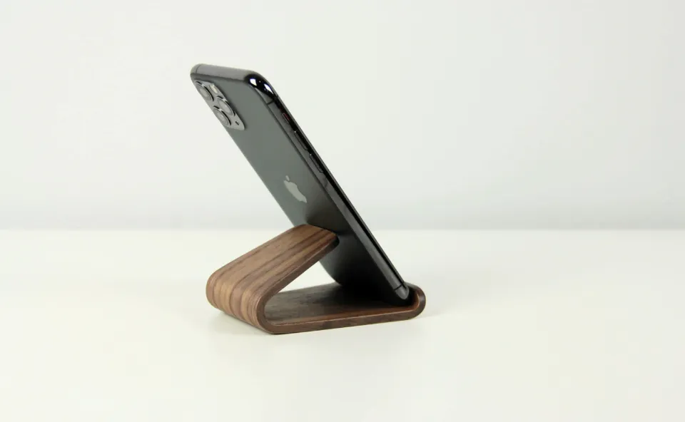 Wood Phone Holder Phone Stand. - Etsy
